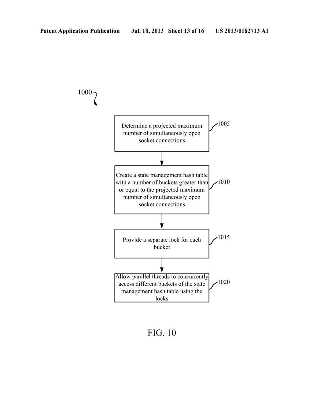 STATE MANAGEMENT USING A LARGE HASH TABLE - diagram, schematic, and image 14