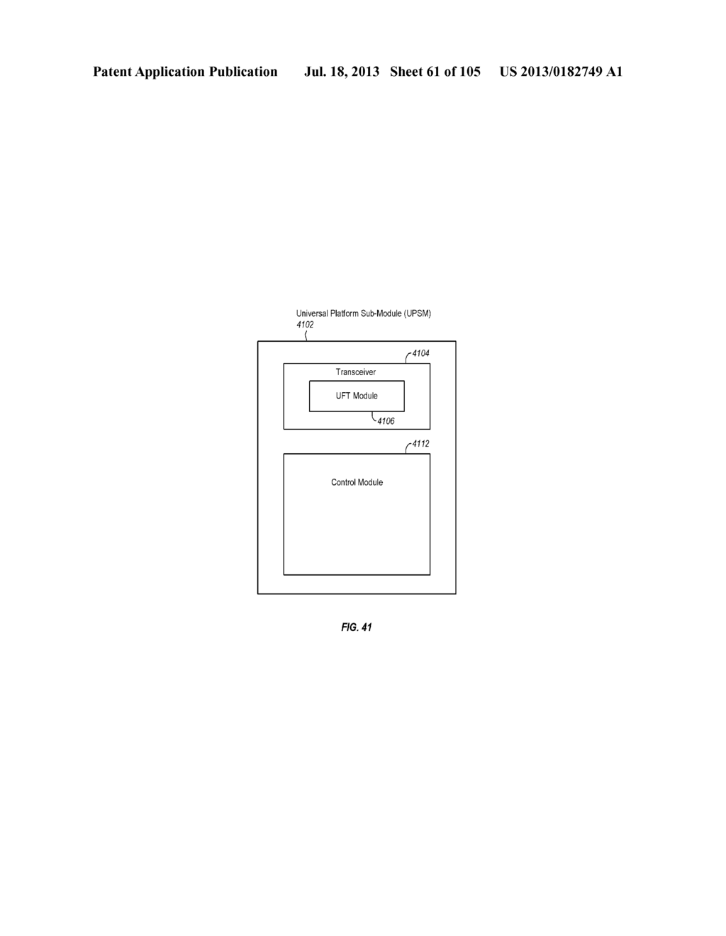 UNIVERSAL PLATFORM MODULE FOR A PLURALITY OF COMMUNICATION PROTOCOLS - diagram, schematic, and image 62