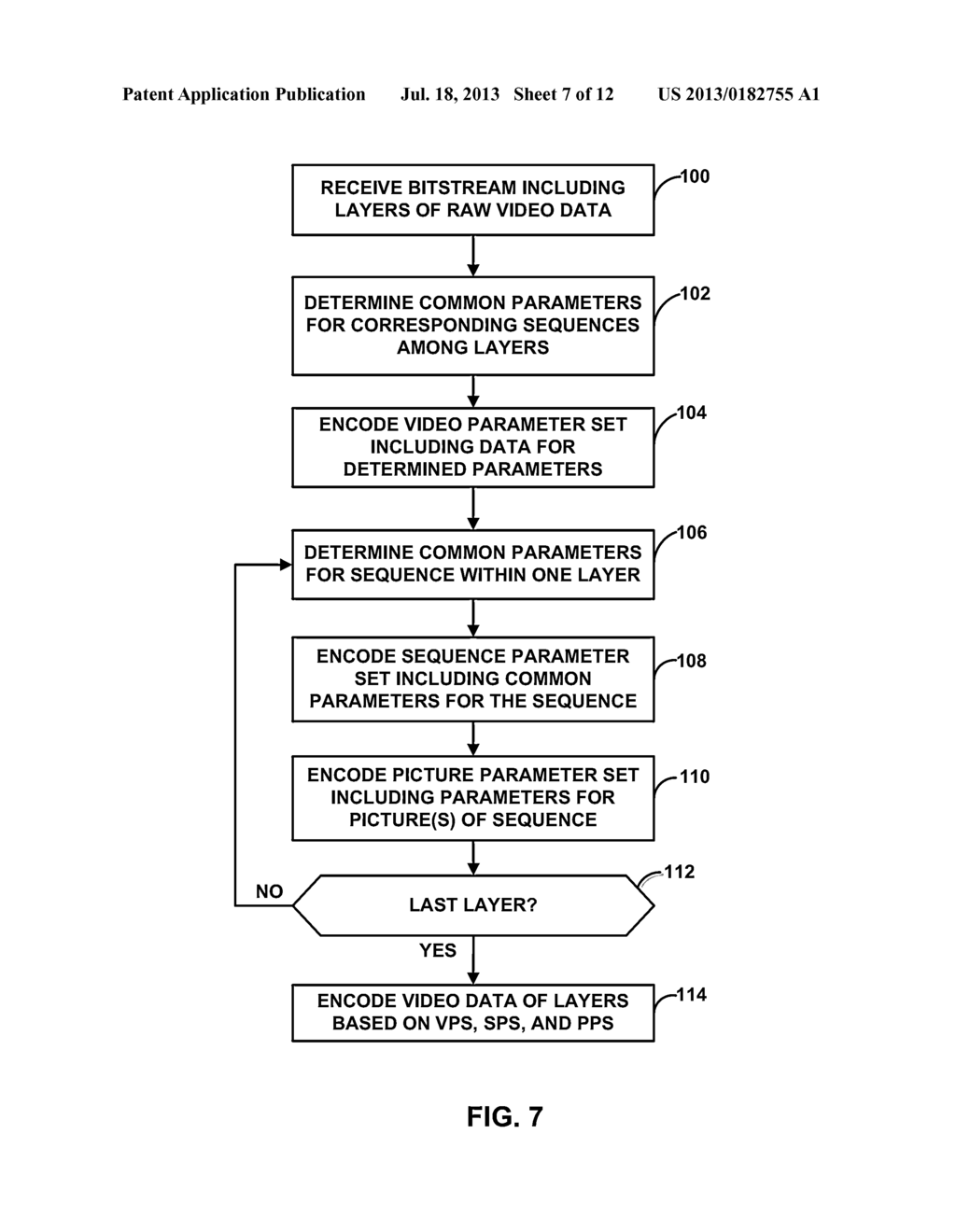 CODING PARAMETER SETS AND NAL UNIT HEADERS FOR VIDEO CODING - diagram, schematic, and image 08