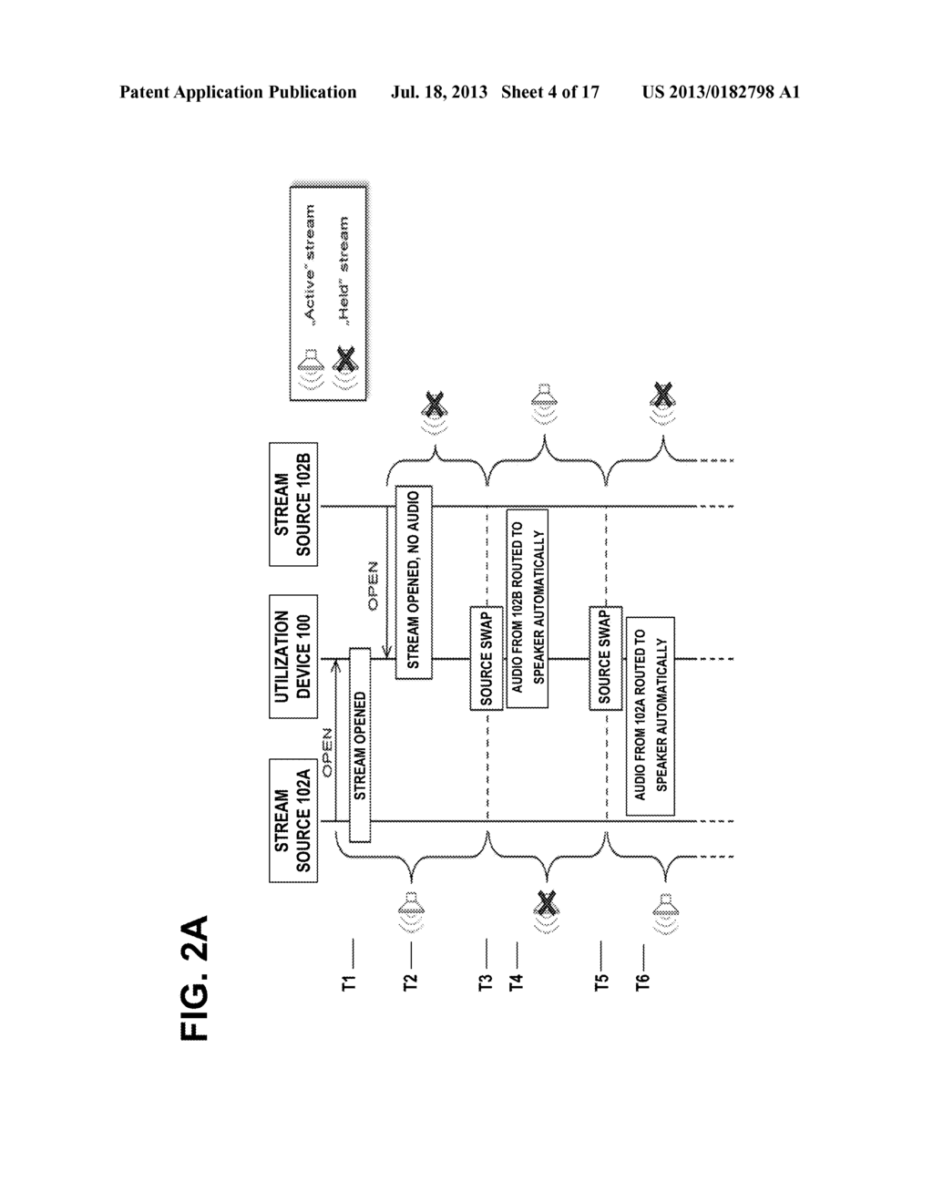 METHOD, APPARATUS, AND COMPUTER PROGRAM PRODUCT FOR DIGITAL STREAM     SWAPPING BETWEEN SIGNAL SOURCES - diagram, schematic, and image 05