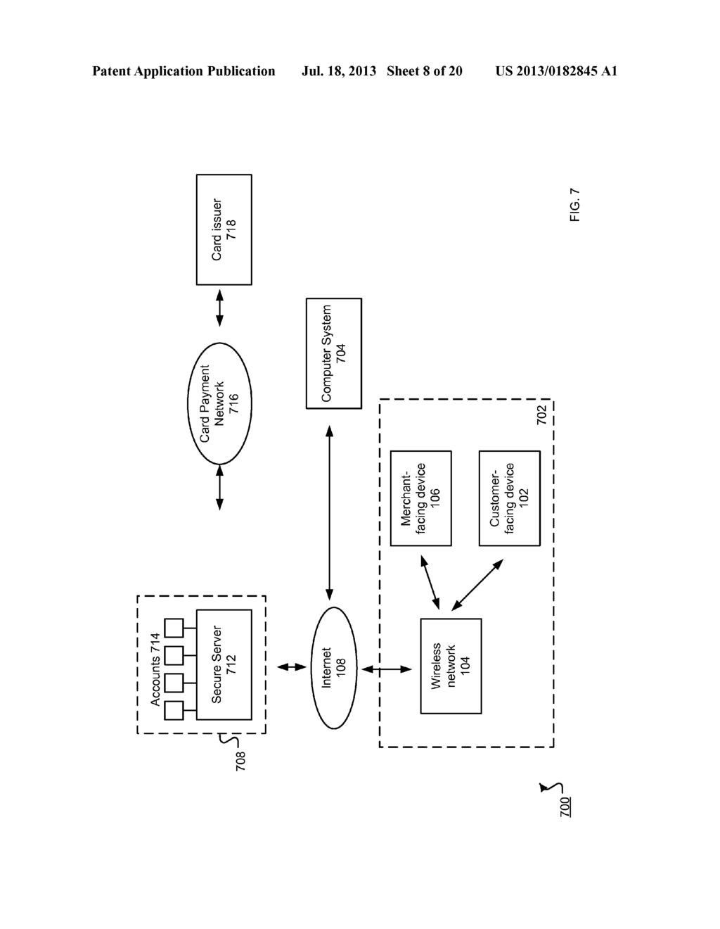 SECURE COMMUNICATIONS BETWEEN DEVICES USING A TRUSTED SERVER - diagram, schematic, and image 09