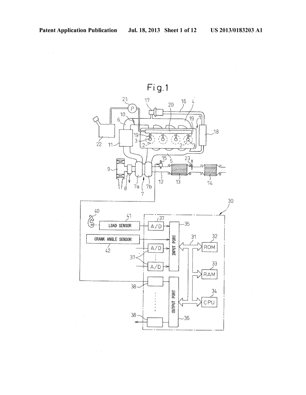 EXHAUST PURIFICATION SYSTEM OF INTERNAL COMBUSTION ENGINE - diagram, schematic, and image 02