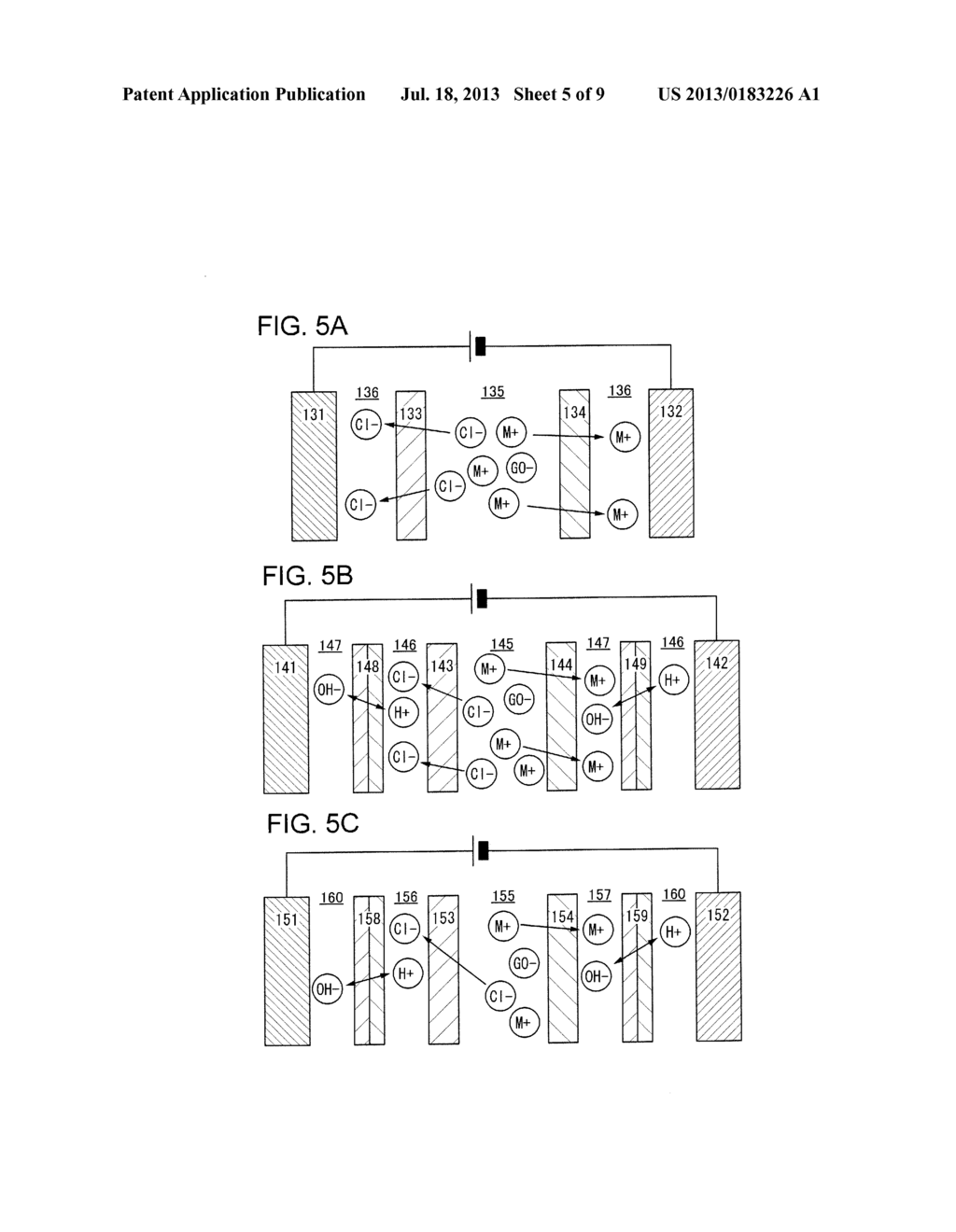 GRAPHITE OXIDE, GRAPHENE OXIDE OR GRAPHENE, ELECTRIC DEVICE USING THE SAME     AND METHOD OF MANUFACTURING THE SAME, AND ELECTRODIALYSIS APPARATUS - diagram, schematic, and image 06