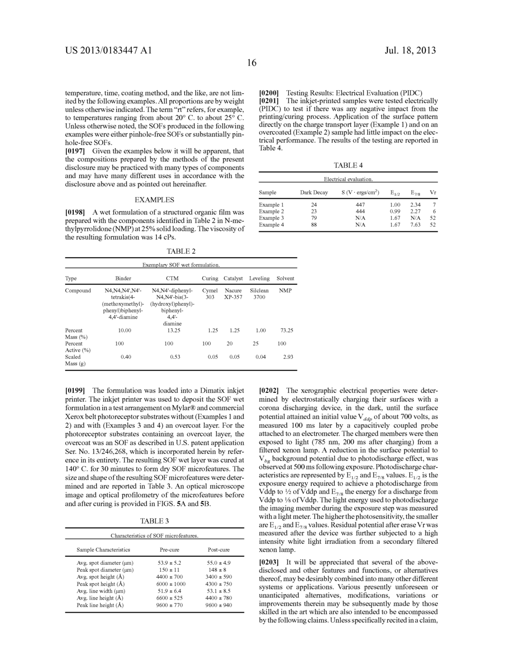 METHODS FOR PREPARING STRUCTURED ORGANIC FILM MICRO-FEATURES BY INKJET     PRINTING - diagram, schematic, and image 24