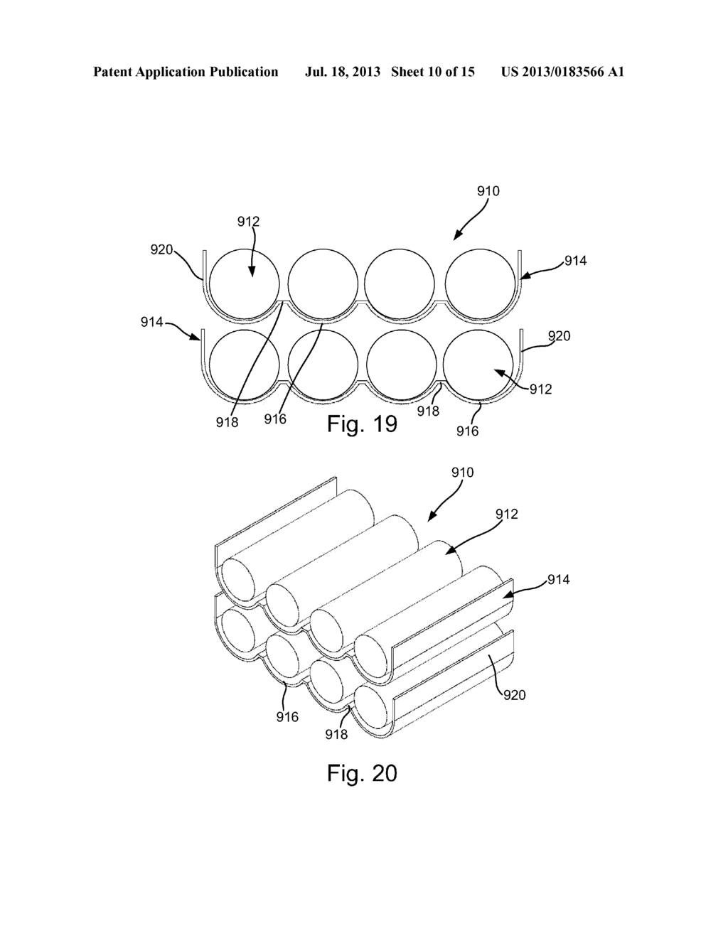 Thermal Management Structures for Battery Packs - diagram, schematic, and image 11