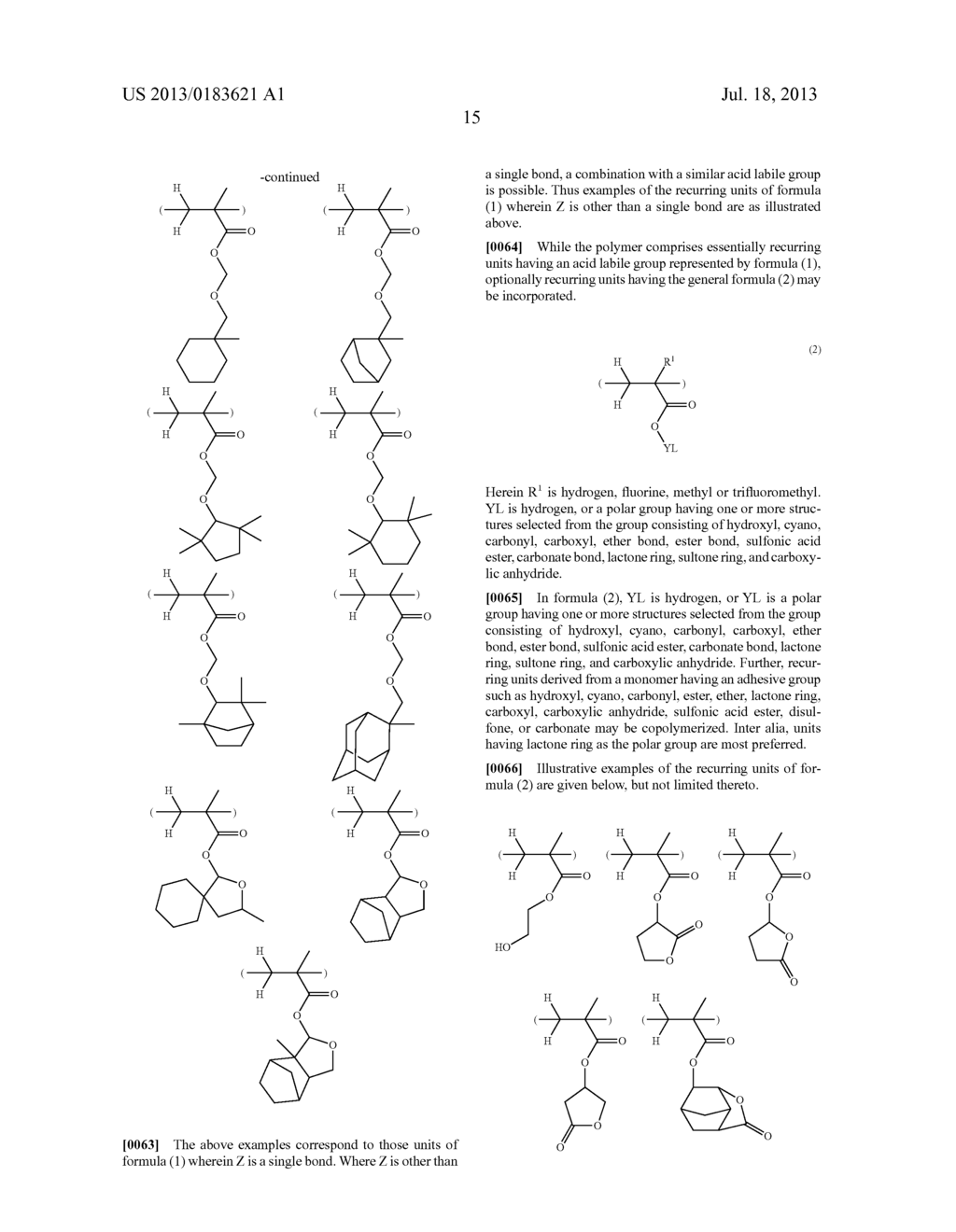 PATTERN FORMING PROCESS AND RESIST COMPOSTION - diagram, schematic, and image 18