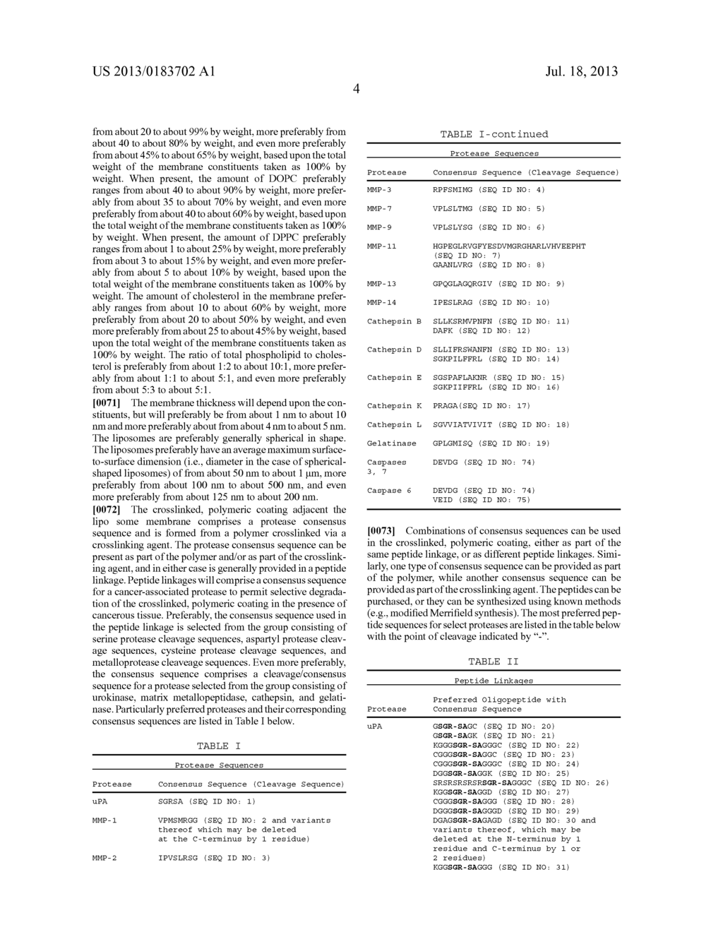 PROTEASE SELECTIVE SUPRAMOLECULAR ASSEMBLIES - diagram, schematic, and image 31