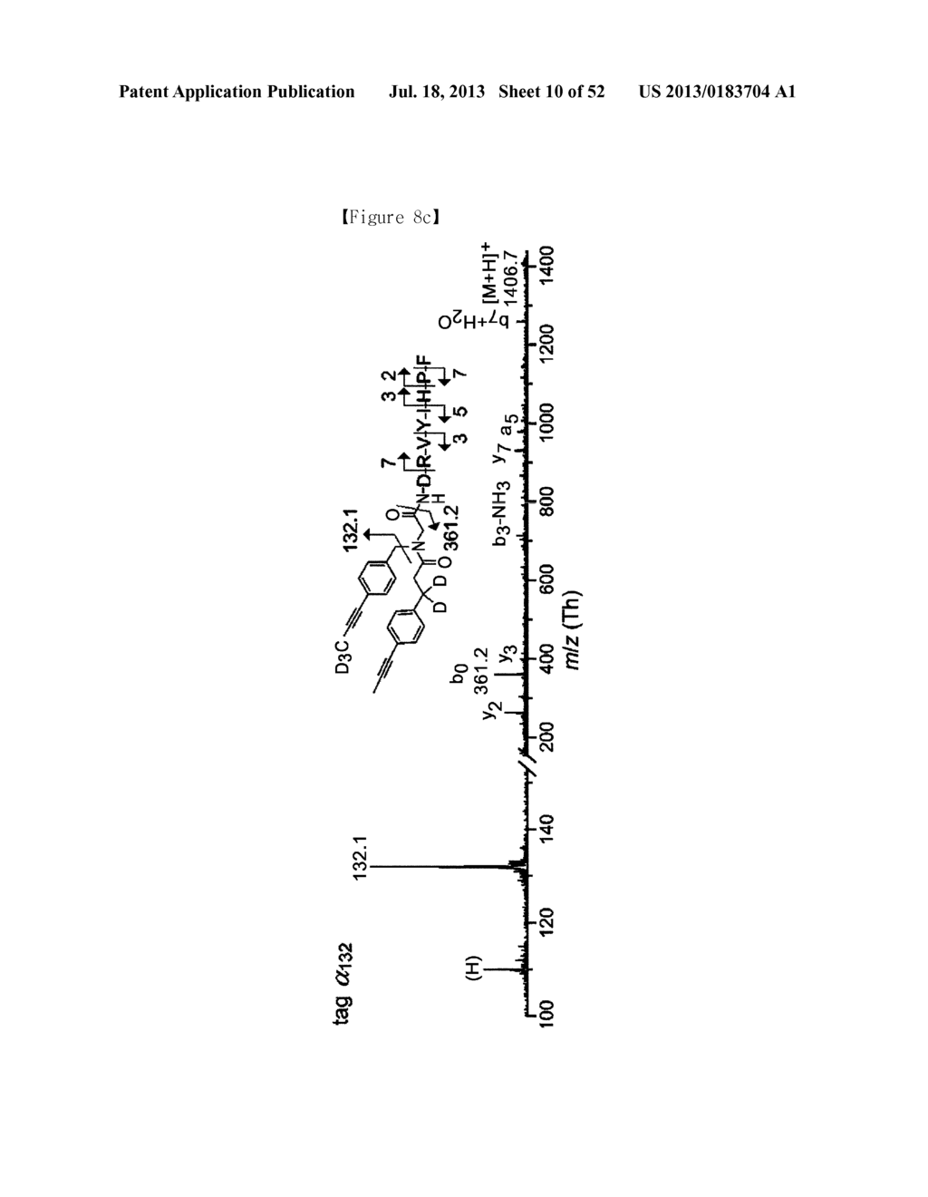 Labeling Agent and Methods for Simultaneous Sequencing and Quantification     of Multiple Peptides and Proteins Using the Same - diagram, schematic, and image 11
