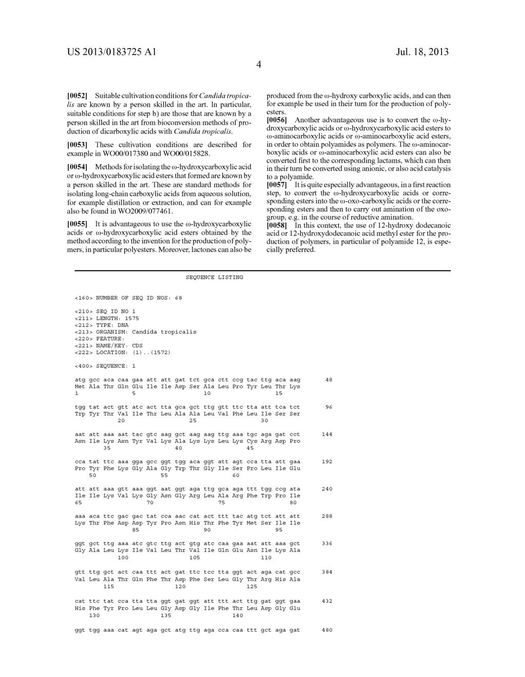 CANDIDA TROPICALIS CELLS AND USE THEREOF - diagram, schematic, and image 05