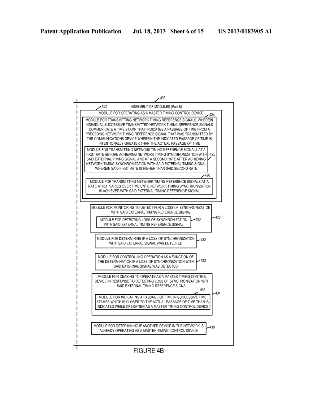 METHOD AND APPARATUS FOR SYNCHRONIZING A WIRELESS NETWORK WITH AN EXTERNAL     TIMING SOURCE - diagram, schematic, and image 07