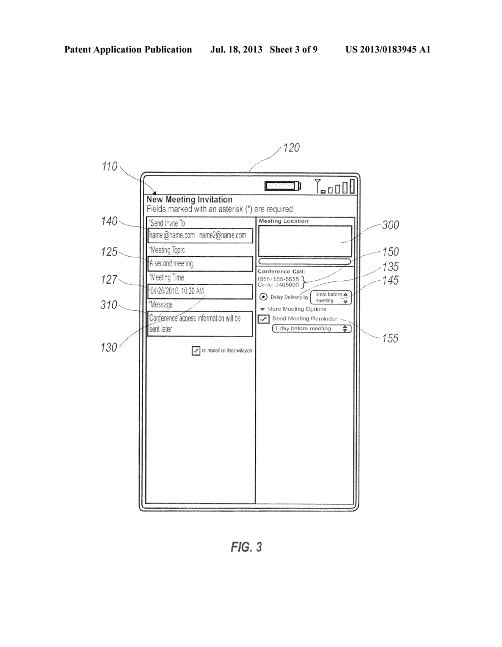 DELAYING DELIVERY OF TELECONFERENCE ACCESS INFORMATION - diagram, schematic, and image 04