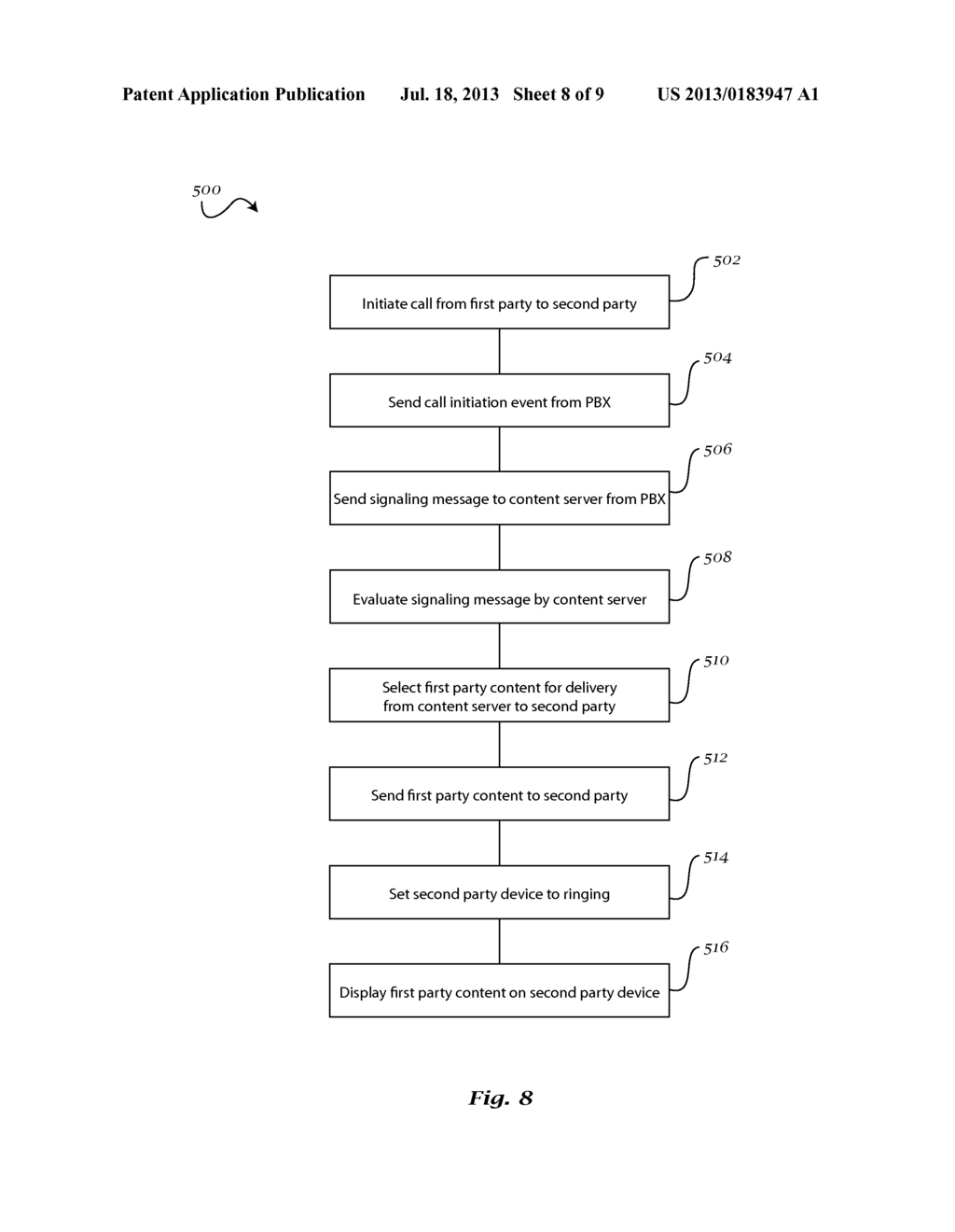 SYSTEM AND METHOD FOR DISPLAYING CONTENT ON A MOBILE COMMUNICATIONS DEVICE - diagram, schematic, and image 09