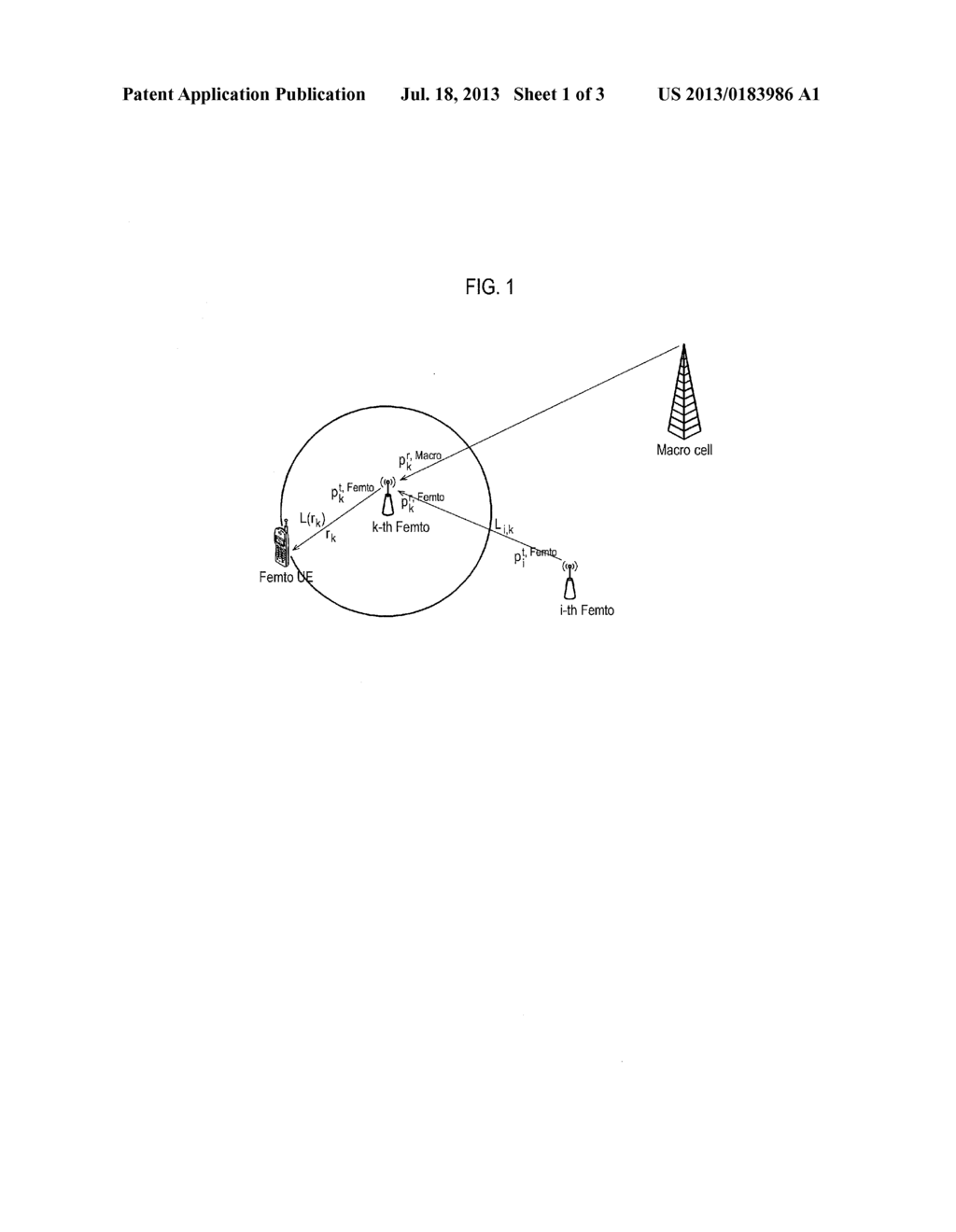 METHOD FOR DETERMINING TRANSMIT POWER OF SMALL BASE STATION AND CONTROL     DEVICE USING THE SAME - diagram, schematic, and image 02