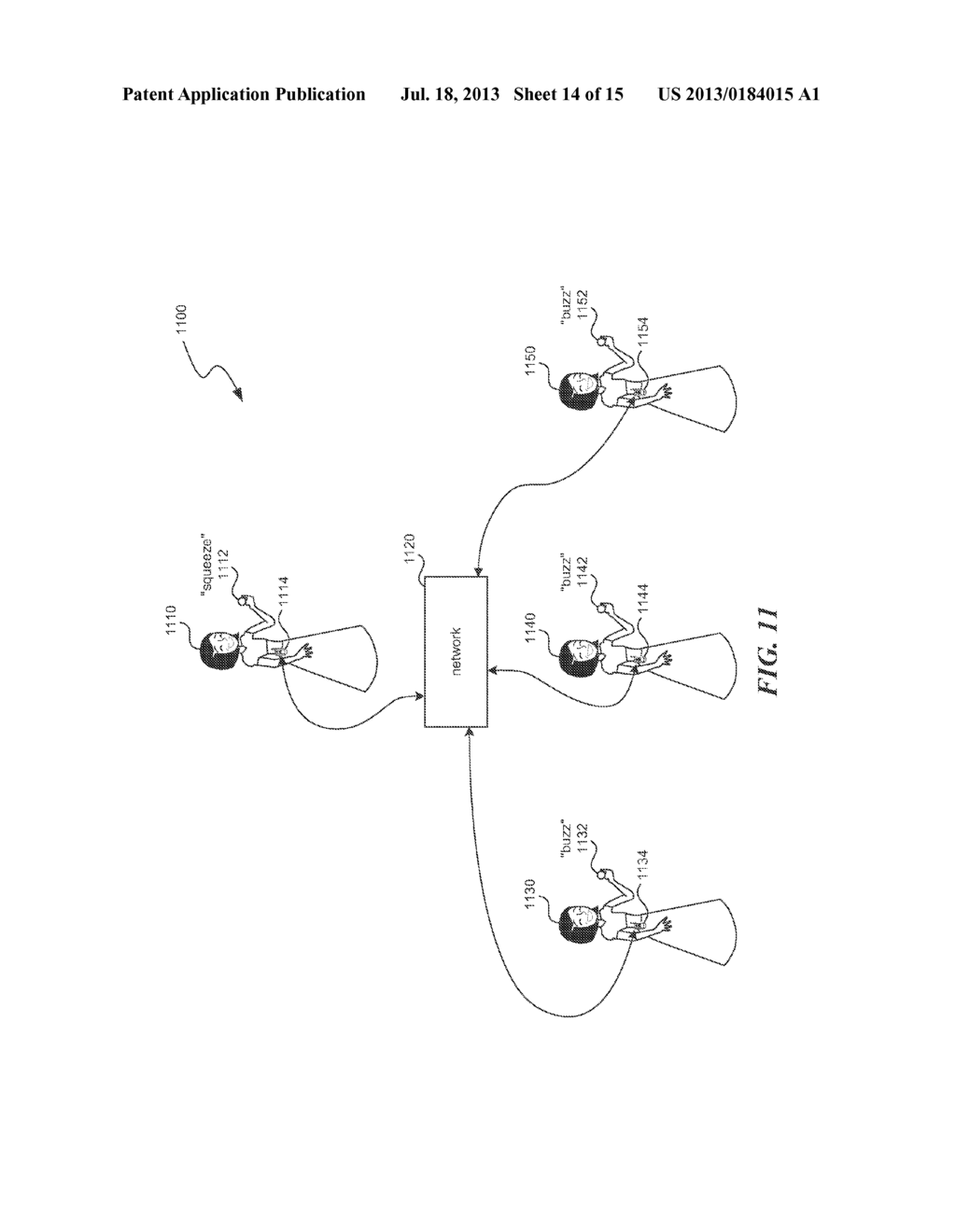 COMMUNICATION BETWEEN DEVICES USING TACTILE OR VISUAL INPUTS, SUCH AS     DEVICES ASSCOIATED WITH MOBILE DEVICES - diagram, schematic, and image 15