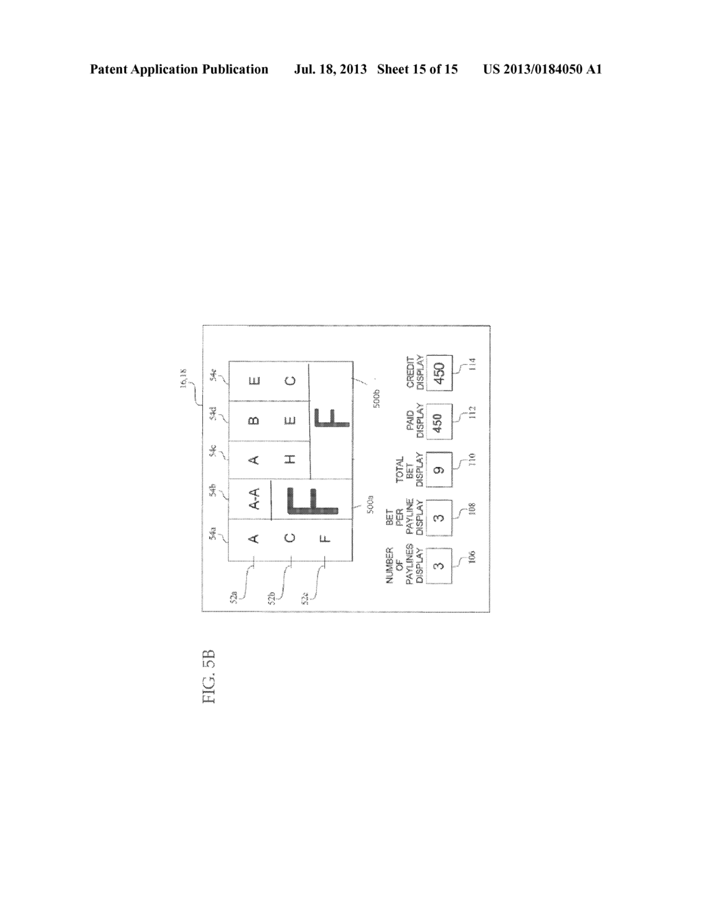 GAMING DEVICE HAVING OVERSIZED SYMBOLS IN THE PLAY MATRIX - diagram, schematic, and image 16