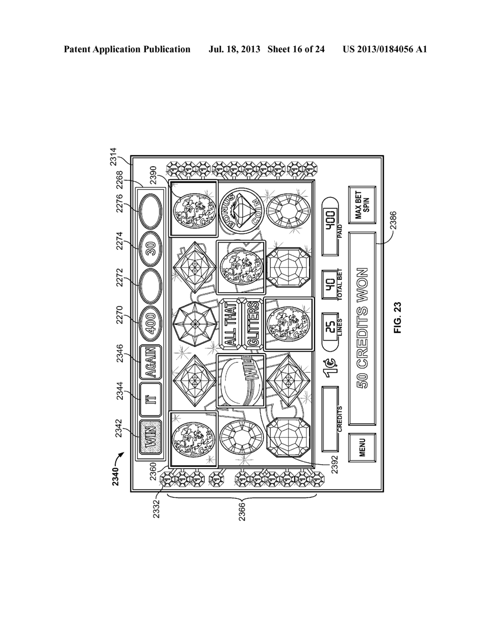 GAMING SYSTEM HAVING RE-AWARDING OF STORED AWARDS - diagram, schematic, and image 17