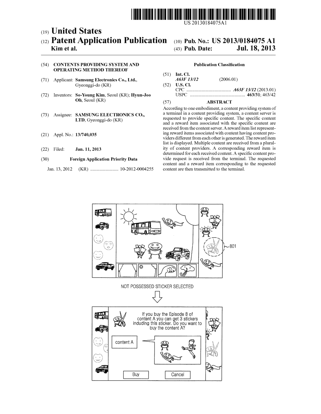 CONTENTS PROVIDING SYSTEM AND OPERATING METHOD THEREOF - diagram, schematic, and image 01