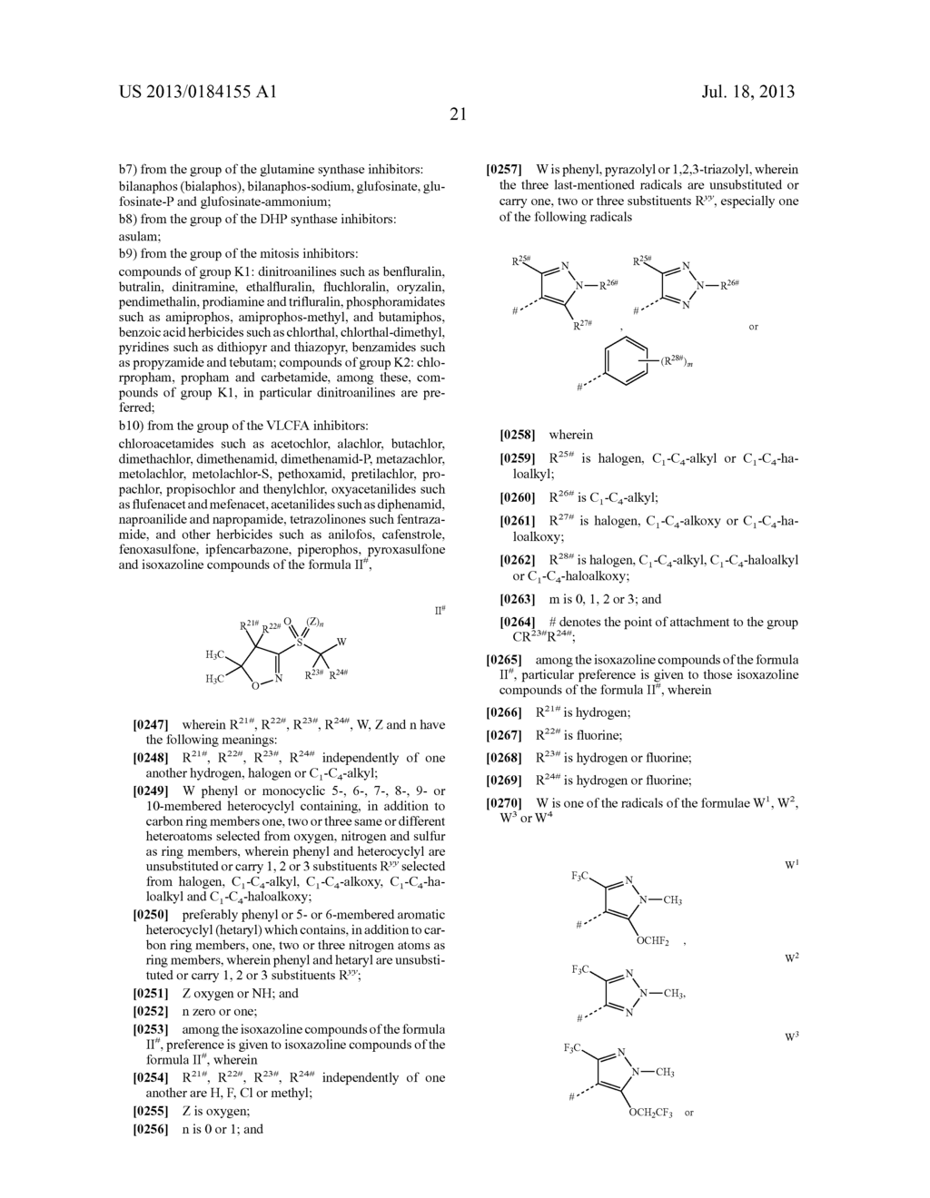 Herbicidal Benzoxazinones - diagram, schematic, and image 22