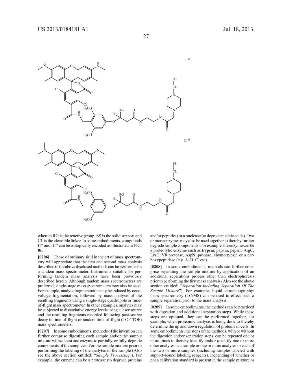 ANALYTE DETERMINATION UTILIZING MASS TAGGING REAGENTS COMPRISING A     NON-ENCODED DETECTABLE LABEL - diagram, schematic, and image 51