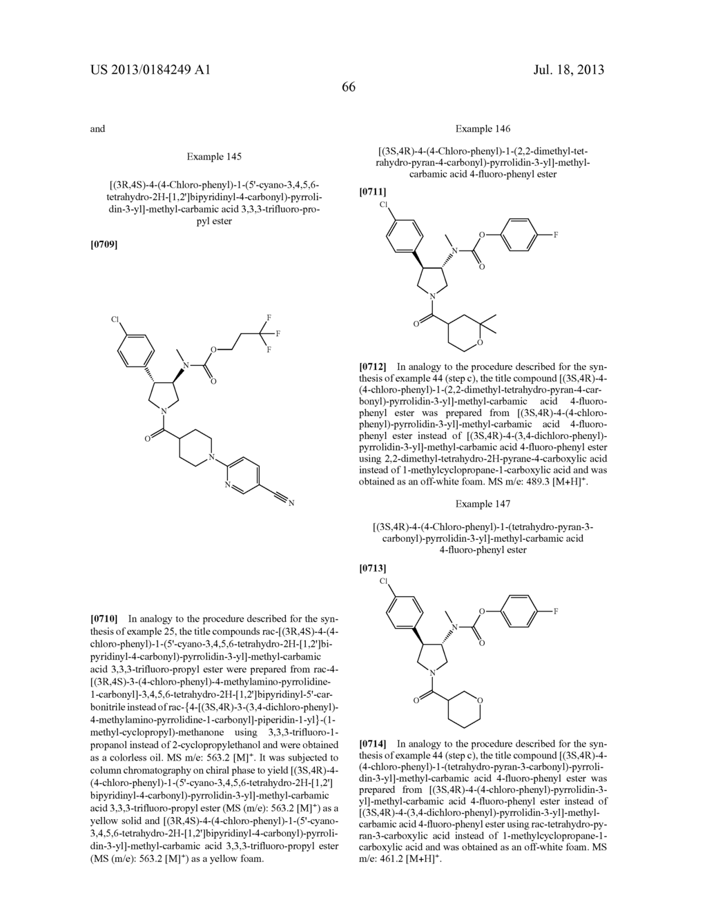 PYRROLIDINE DERIVATIVES - diagram, schematic, and image 67