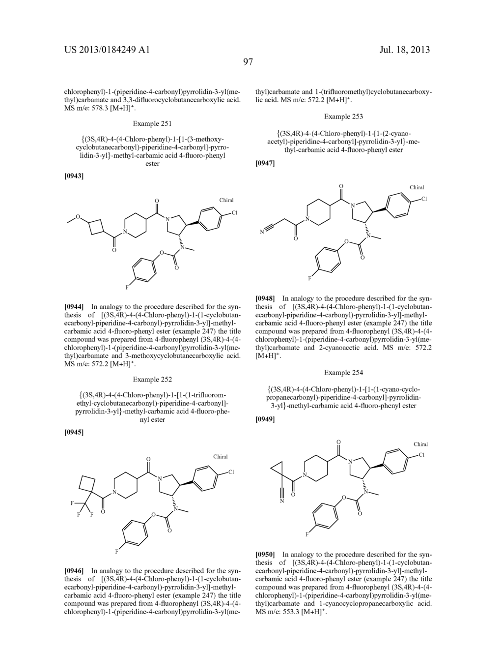 PYRROLIDINE DERIVATIVES - diagram, schematic, and image 98