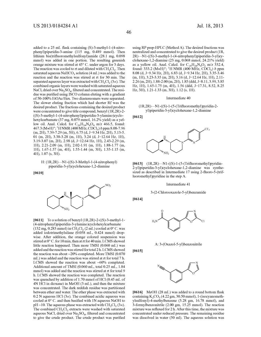 DIAMINOCYCLOHEXANE COMPOUNDS AND USES THEREOF - diagram, schematic, and image 47
