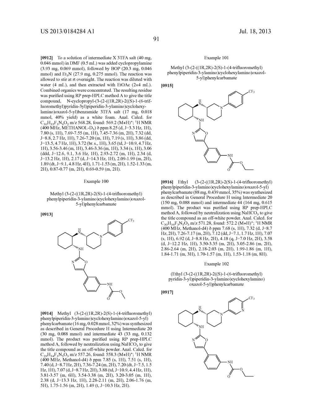 DIAMINOCYCLOHEXANE COMPOUNDS AND USES THEREOF - diagram, schematic, and image 92