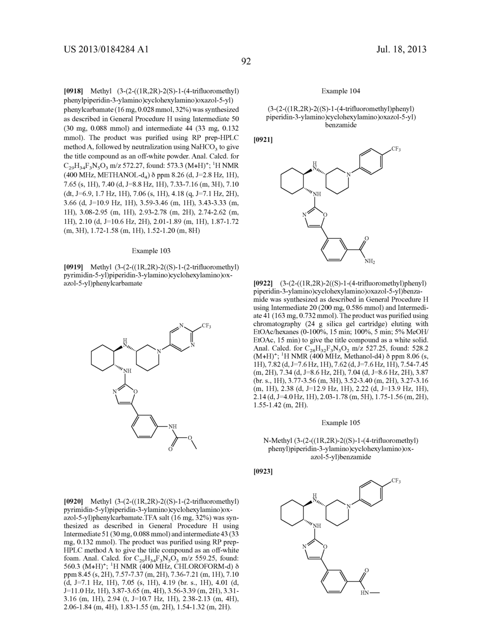 DIAMINOCYCLOHEXANE COMPOUNDS AND USES THEREOF - diagram, schematic, and image 93