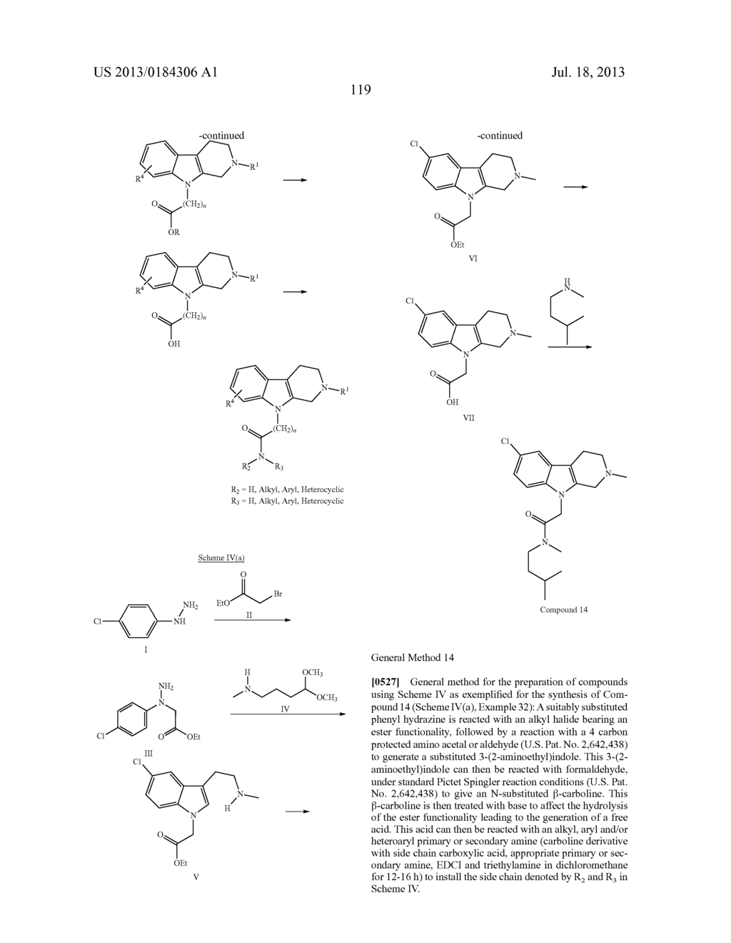 PYRIDO[3,4-B]INDOLES AND METHODS OF USE - diagram, schematic, and image 120