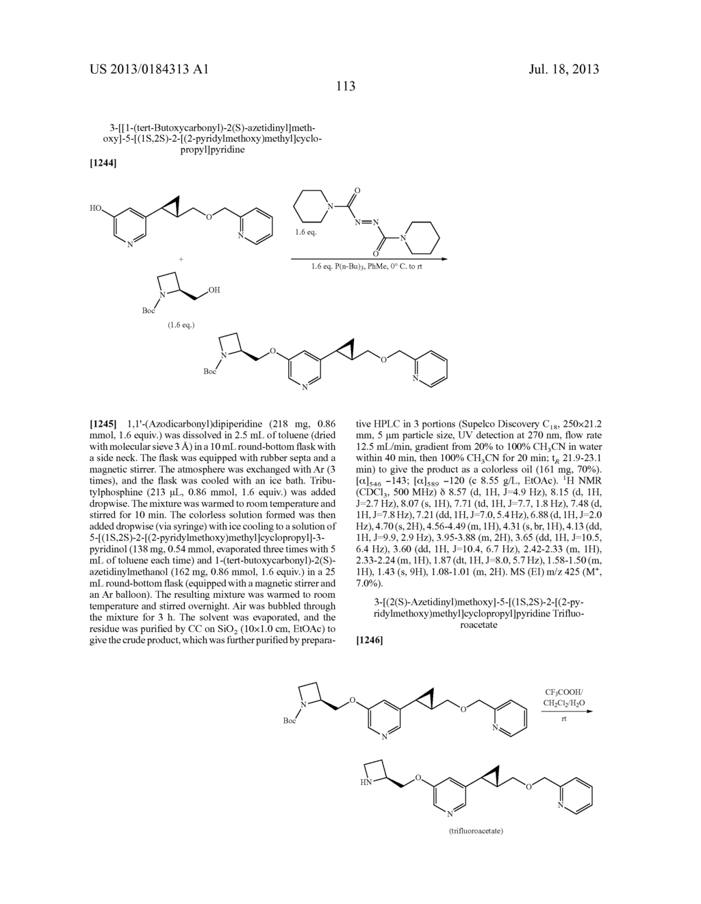 NICOTINIC ACETYLCHOLINE RECEPTOR LIGANDS AND THE USES THEREOF - diagram, schematic, and image 114