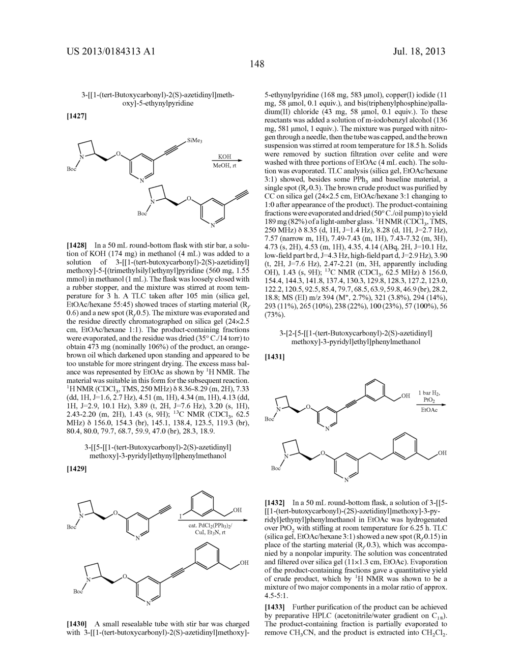 NICOTINIC ACETYLCHOLINE RECEPTOR LIGANDS AND THE USES THEREOF - diagram, schematic, and image 149