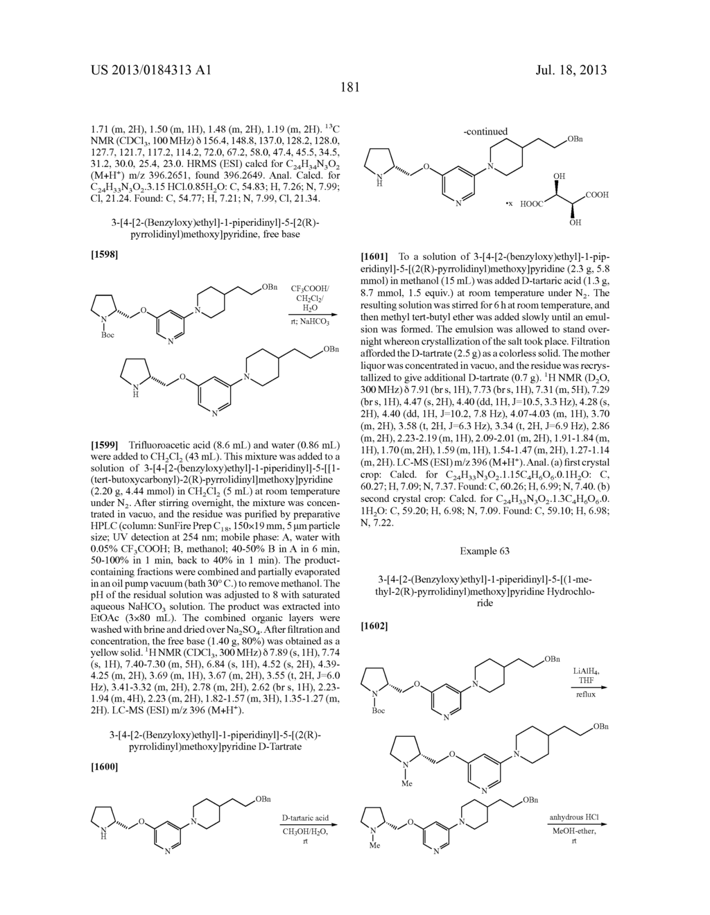 NICOTINIC ACETYLCHOLINE RECEPTOR LIGANDS AND THE USES THEREOF - diagram, schematic, and image 182