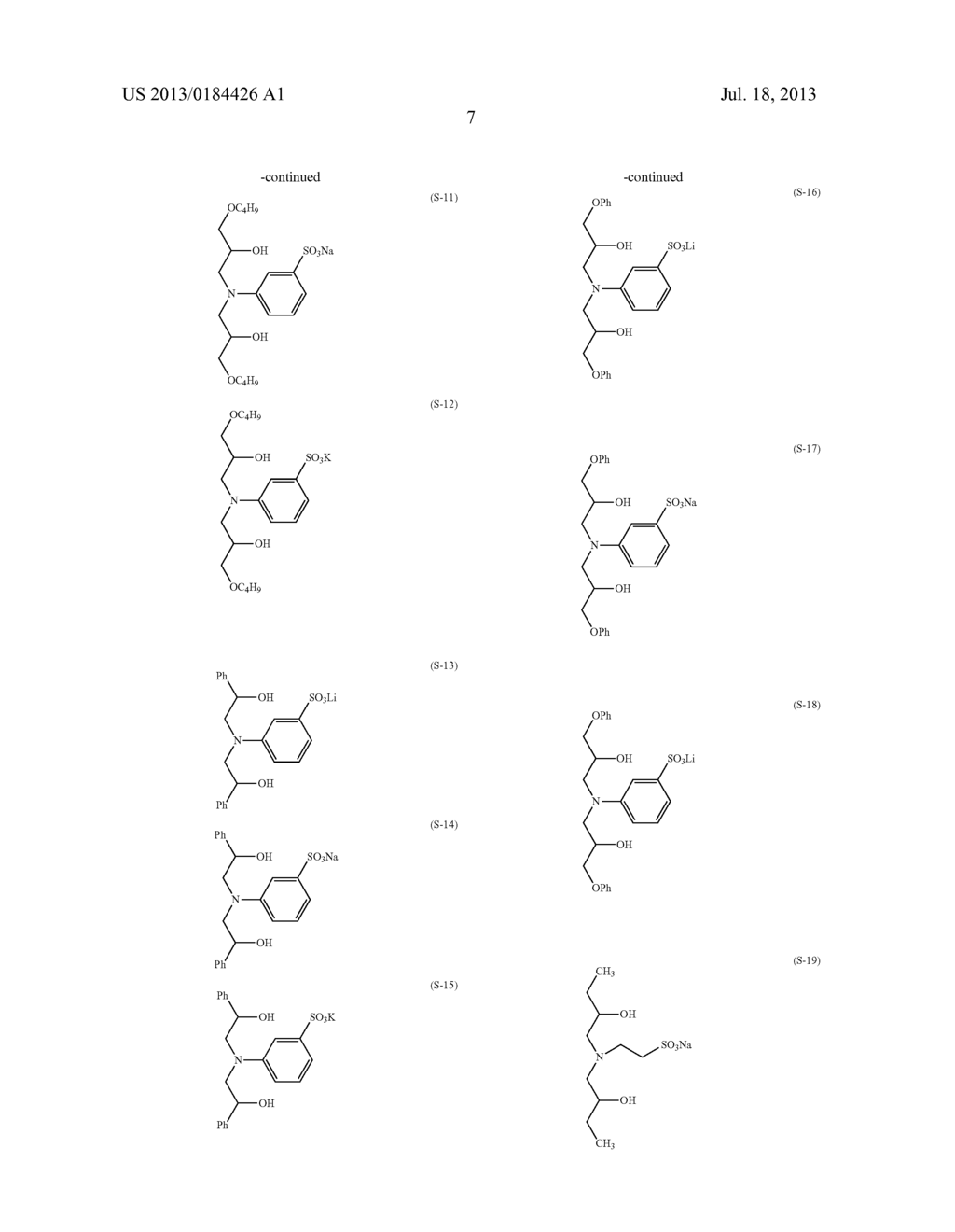 MIXTURE COMPRISING SULFONATE GROUP-CONTAINING COMPOUND AND METHOD OF     MANUFACTURING THE SAME, SOLUTION COMPOSITION, POLYURETHANE RESIN AND     METHOD OF MANUFACTURING THE SAME, AND MAGNETIC RECORDING MEDIUM - diagram, schematic, and image 08