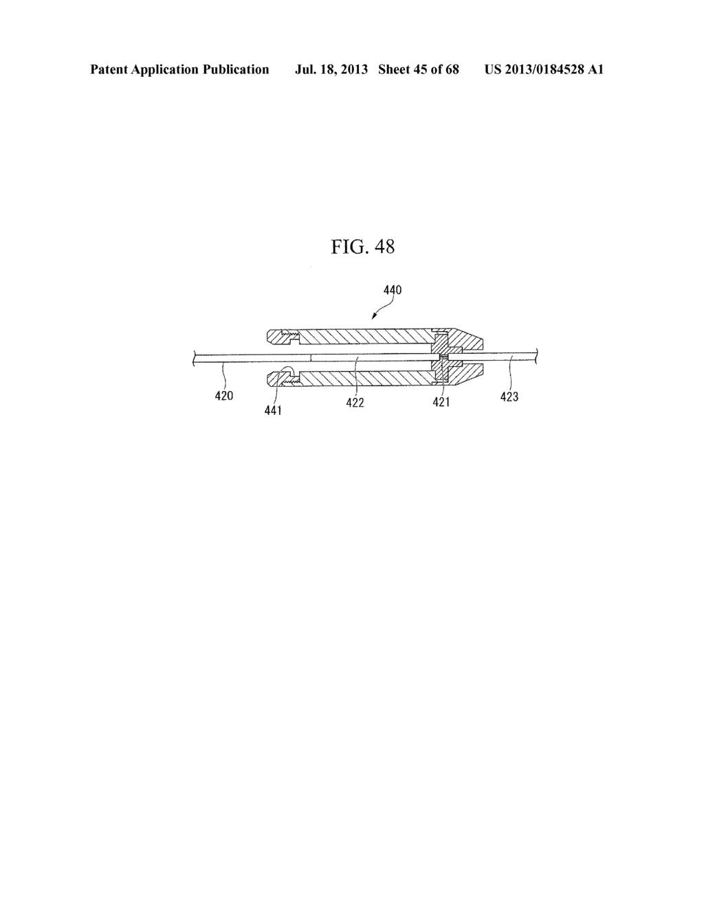 ENDOSCOPE, AND TREATMENT INSTRUMENT FOR ENDOSCOPE - diagram, schematic, and image 46