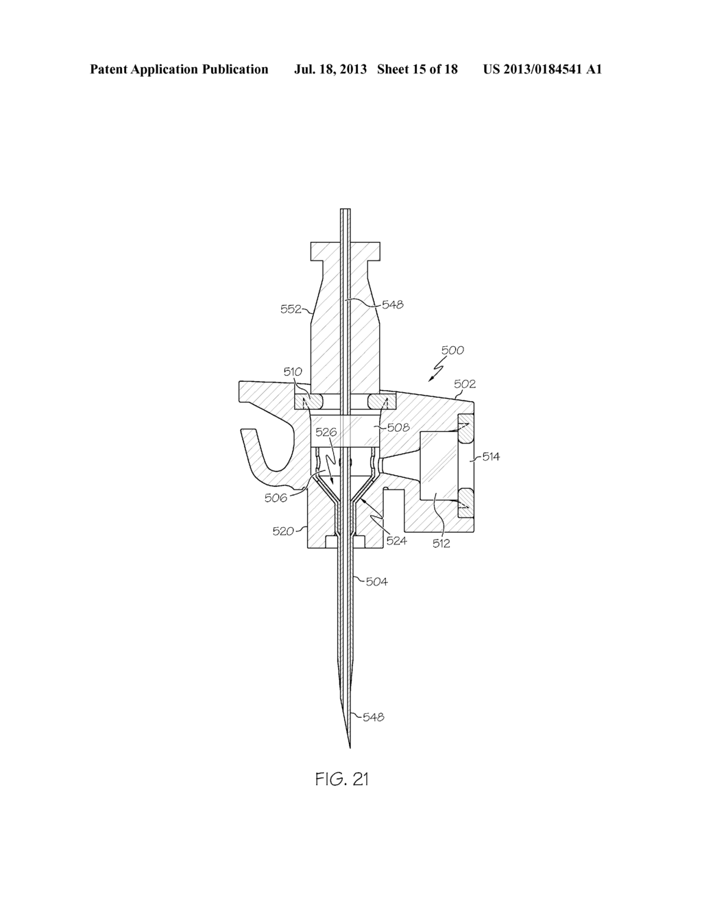 INFUSION SET COMPONENT WITH MODULAR FLUID CHANNEL ELEMENT - diagram, schematic, and image 16