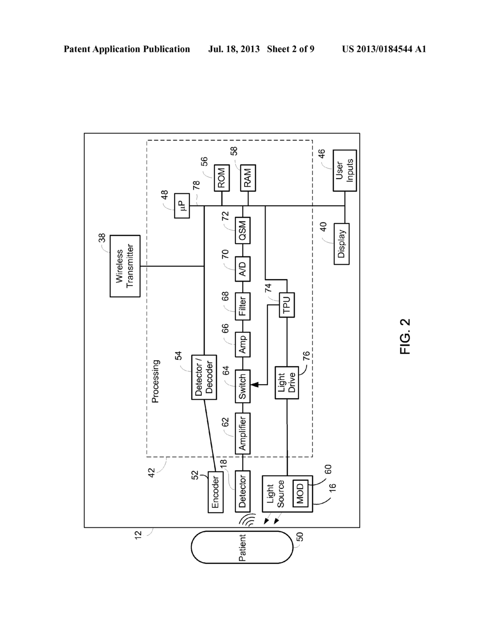 BODY-MOUNTED PHOTOACOUSTIC SENSOR UNIT FOR SUBJECT MONITORING - diagram, schematic, and image 03