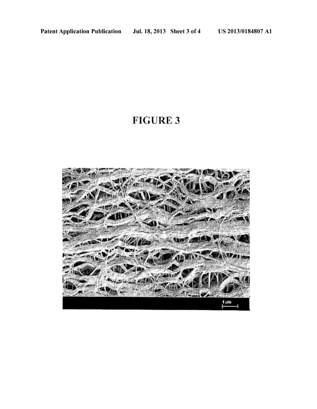 Articles Including Expanded Polytetrafluoroethylene Membranes with     Serpentine Fibrils and Having a Discontinuous Fluoropolymer Layer Thereon - diagram, schematic, and image 04