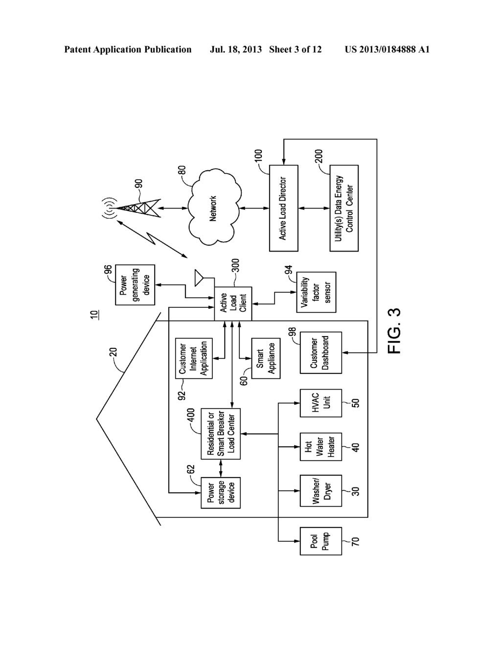 SYSTEM AND METHOD FOR ESTIMATING AND PROVIDING DISPATCHABLE OPERATING     RESERVE ENERGY CAPACITY THROUGH USE OF ACTIVE LOAD MANAGEMENT - diagram, schematic, and image 04