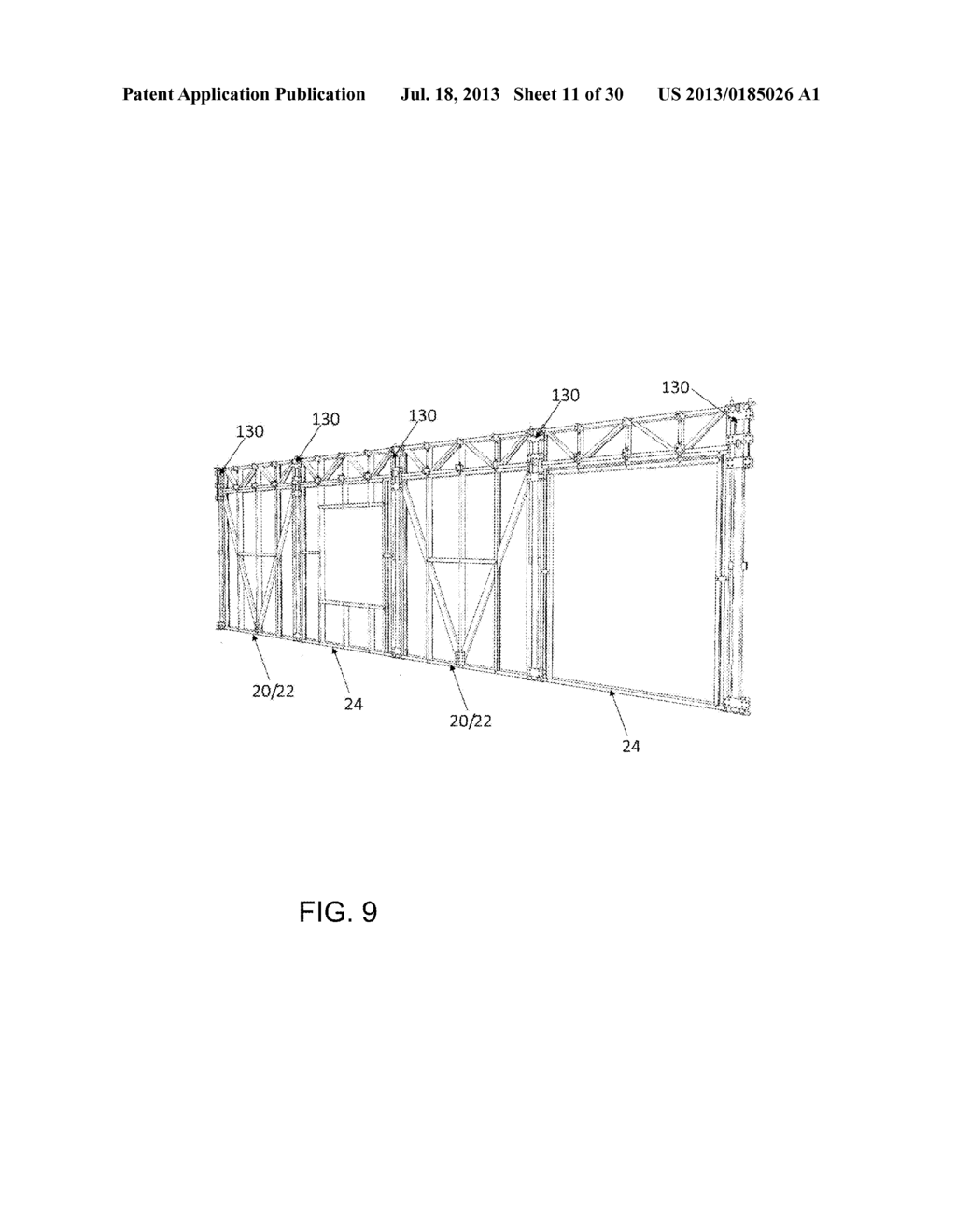 METHOD AND SYSTEM OF USING STANDARDIZED STRUCTURAL COMPONENTS - diagram, schematic, and image 12