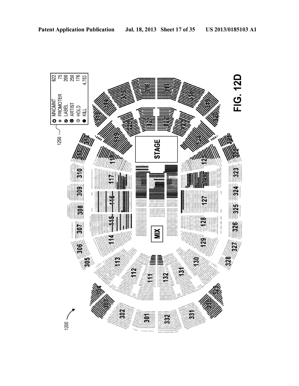 SPORTS AND CONCERT EVENT TICKET PRICING AND VISUALIZATION SYSTEM - diagram, schematic, and image 18