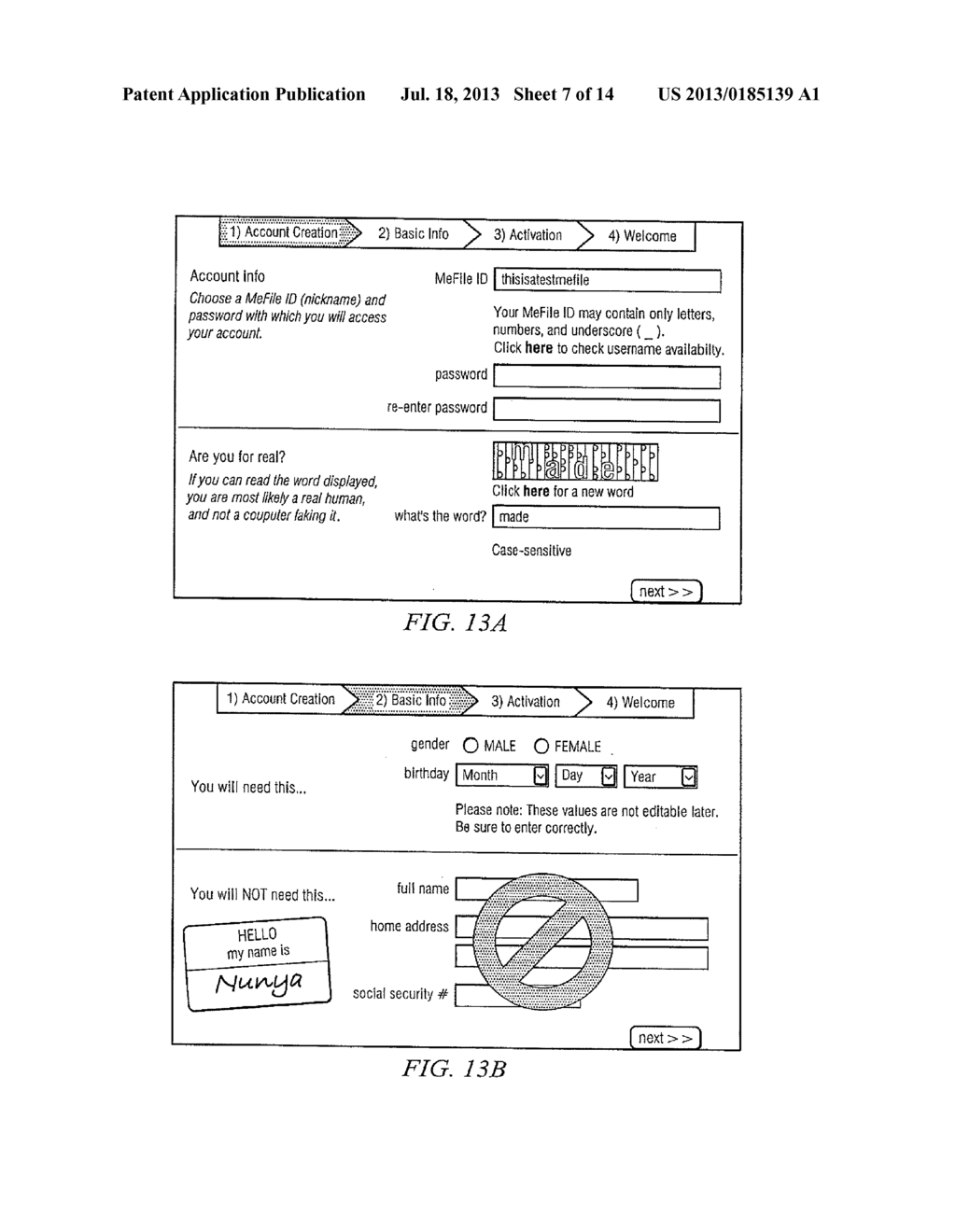 System, Method and Computer Program Product for Compensating Web Users for     Viewing Targeted Ads - diagram, schematic, and image 08