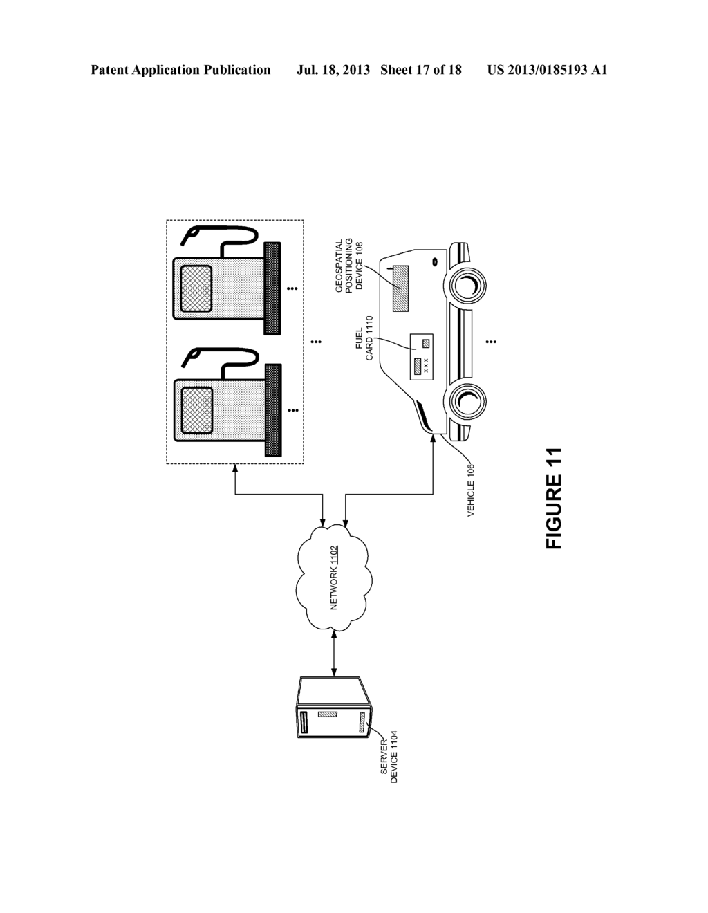 FRAUD MINIMIZATION AND ANALYTICS THROUGH GEOSPATIAL COMPARISON OF VEHICLE     LOCATION AND TRANSACTION SITUS - diagram, schematic, and image 18