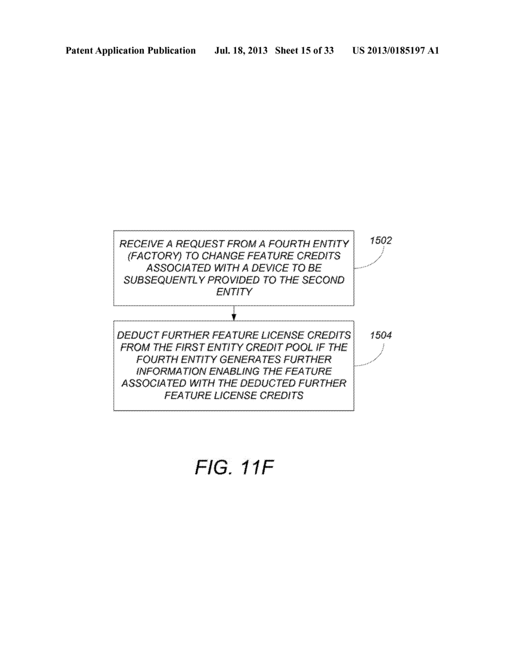 METHOD AND APPARATUS FOR MANUFACTURER REVENUE SHARING WITH SUPPLIERS BY     LICENSING FEATURES TO CUSTOMERS - diagram, schematic, and image 16