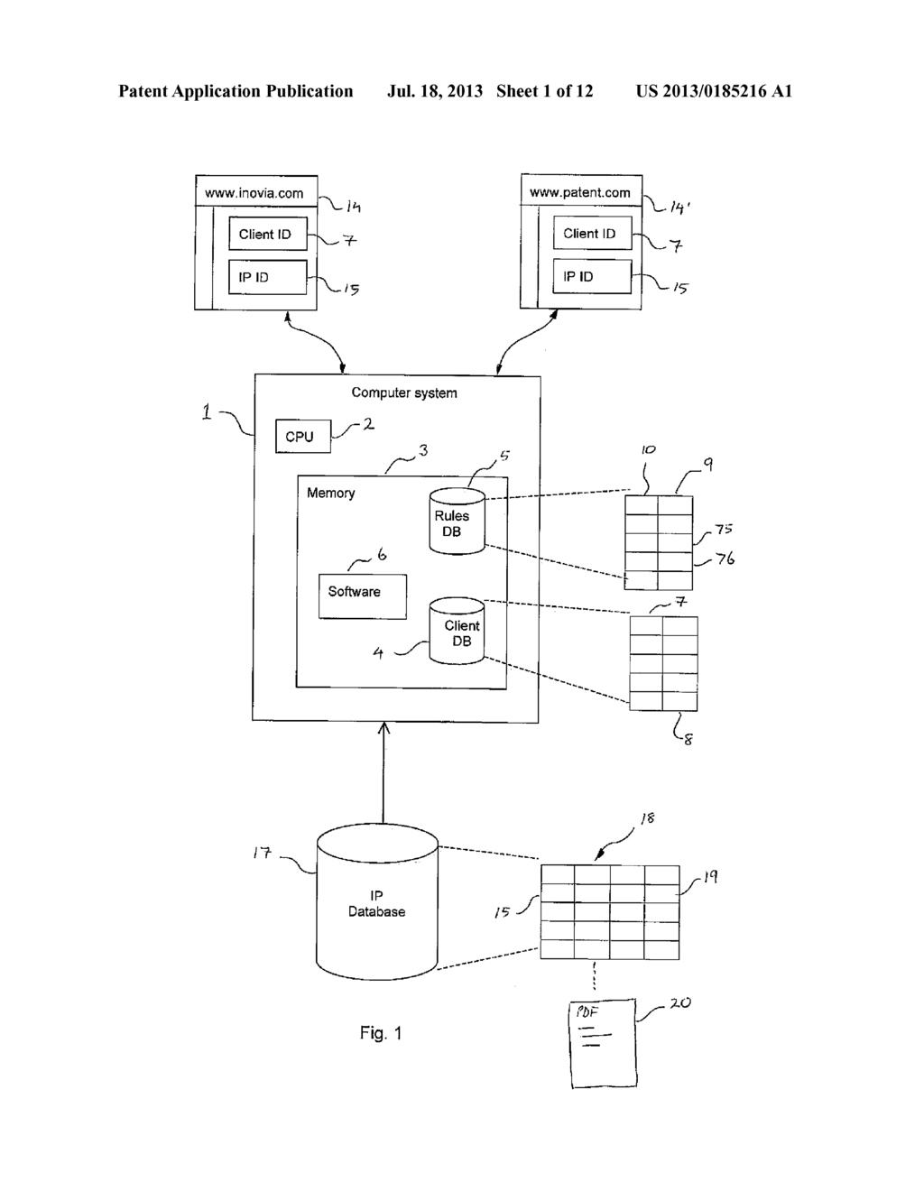 COMPUTER SYSTEM FOR CALCULATING COUNTRY-SPECIFIC FEES - diagram, schematic, and image 02