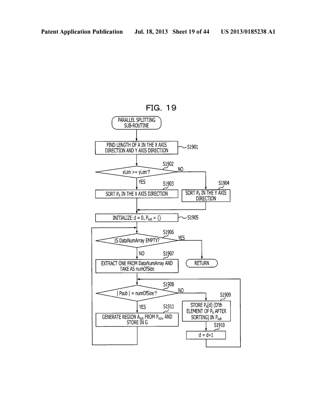 SPLITTING DEVICE, SPLITTING METHOD, AND RECORDING MEDIUM - diagram, schematic, and image 20