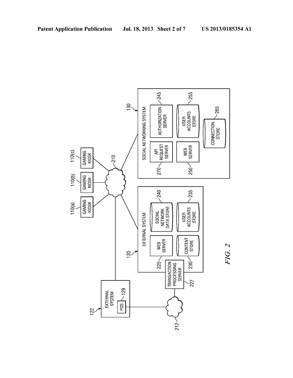 Social Networking Data Augmented Gaming Kiosk - diagram, schematic, and image 03