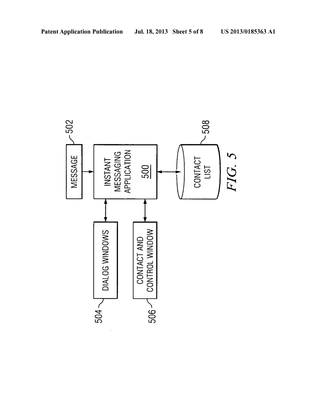 Selective Display of Past Instant Messages - diagram, schematic, and image 06