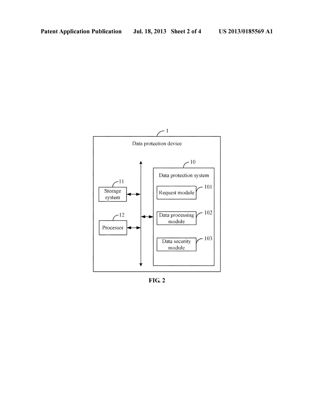 DATA PROTECTION SYSTEM AND METHOD BASED ON CLOUD STORAGE - diagram, schematic, and image 03