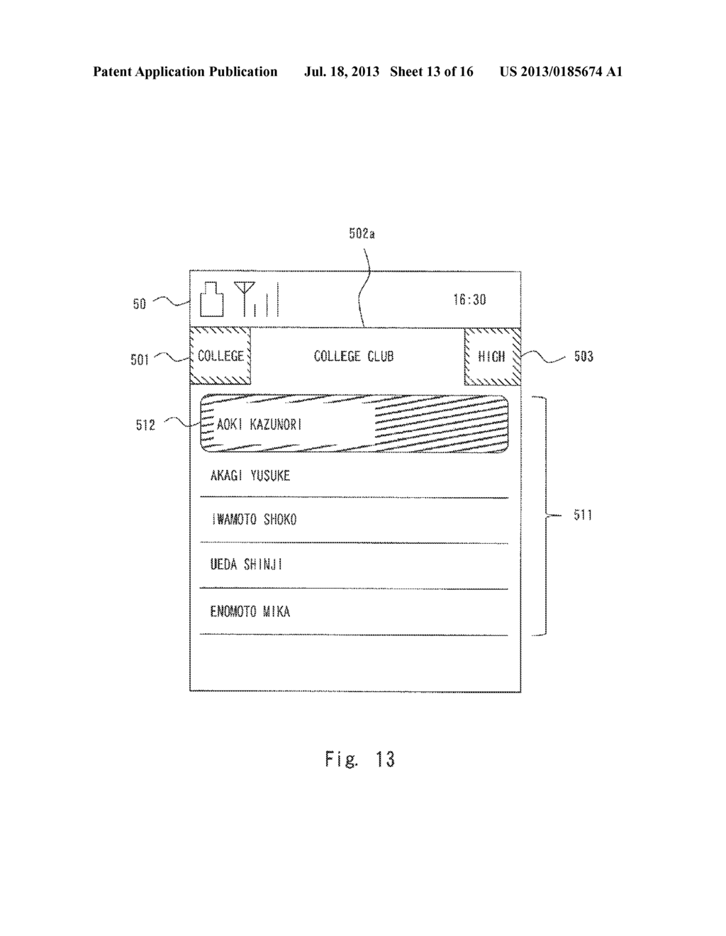 DATA PROCESSING TERMINAL, DATA SEARCH METHOD, AND NON-TRANSITORY COMPUTER     READABLE MEDIUM STORING CONTROL PROGRAM - diagram, schematic, and image 14