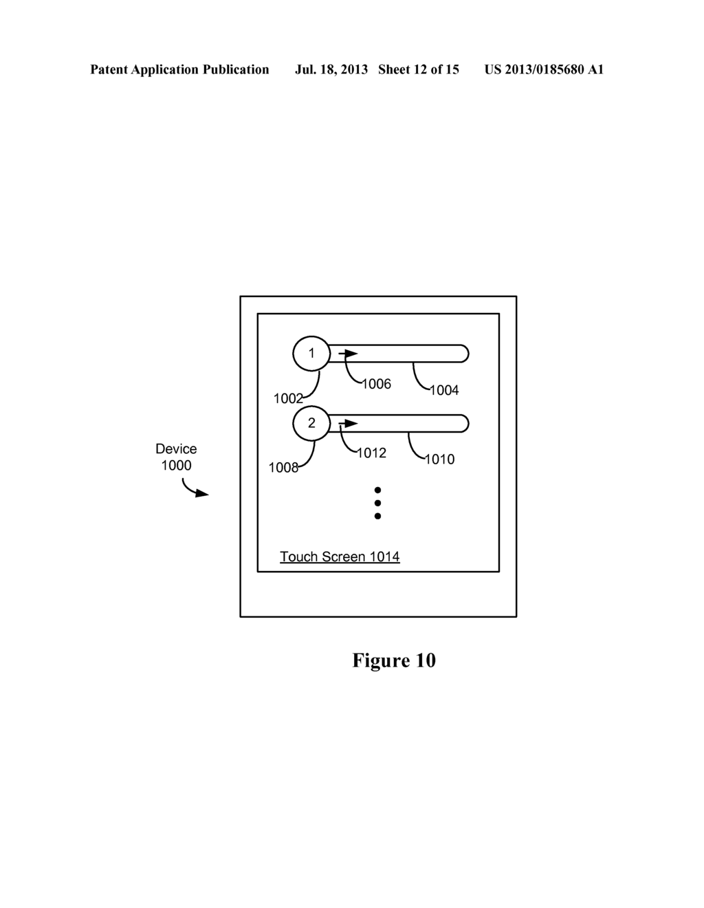 Unlocking a Device by Performing Gestures on an Unlock Image - diagram, schematic, and image 13